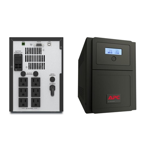 Apc Easy Ups SMV 1500VA IEC 6 USB LCD TO SMV1500CAI