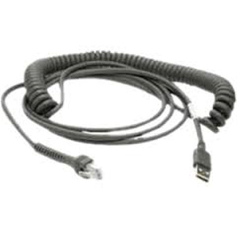 CBA-U29-C15ZBR - Zebra Cable Data Scanner USB-SHIELDED Coile