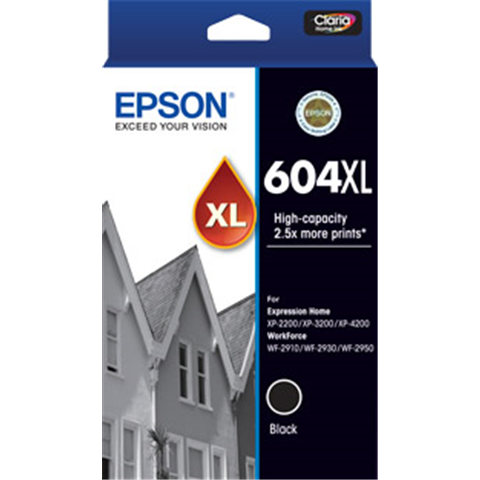 Epson 604 XL Black Ink (T10H192)