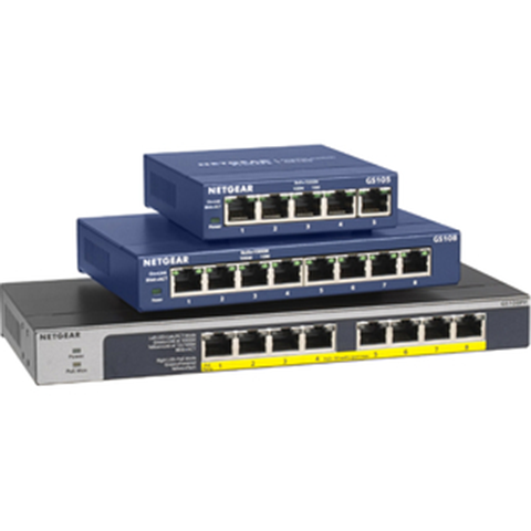 NETGEAR (GS108PP) 8-PORT UNMANAGED SWITCH- - GS108PP-100AJS