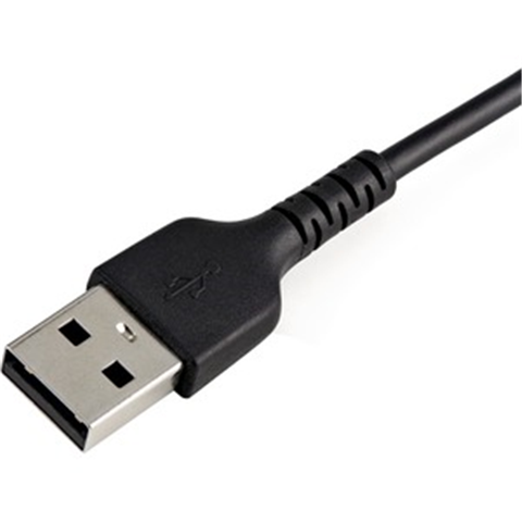 STARTECH 6 inch (15cm) Durable Black USB-A to Lightning Cabl