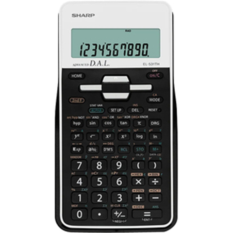 SHARP 272 MATH FUNCTION SCIENTIFIC CALCULATOR - - EL531THBWH