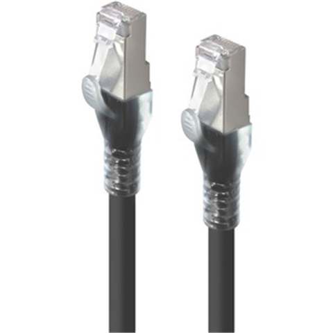 ALOGIC 2m Black 10G Shielded CAT6A LSZH Ne - C6A-02-BLACK-SH