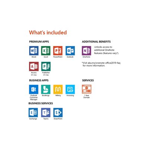 MICROSOFT OFFICE 365 BUSINESS PREMIUM MAC/WIN- RETAIL BOX 1 YEAR ...