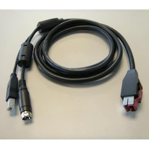 Vpos Cable Printer 24v Powered Usb To Hosiden And Usb 2232a 8078