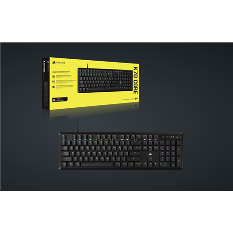 CORSAIR K70 CORE RGB Mechanical Gaming Keybo - CH-910971E-NA