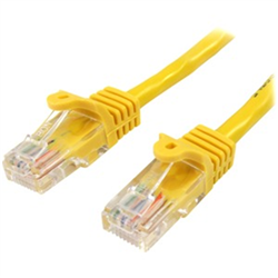 Startech 3M Yellow CAT5E/ Cat 5 SNAGLESS Patch Cable 3M