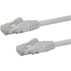 Startech CAT6 ETHERNET Cable 50CM White 650MHZ 100W SNAGLESS Patch Cord LTW