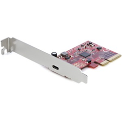 STARTECH 1 PORT USB-C (3.2) PCIe CARD- 20GB/S- STD PROFILE- 2YR