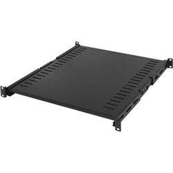 Fixed Shelf 4-POST Rack - 19IN 1U Heavy Duty 22IN-40IN Depth Adjustable Shelf For 4-POST OPEN-FRAME Rack