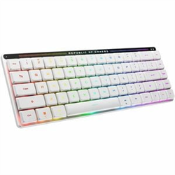 ROG Falchion RX Low Profile 65 compact wireless gaming keyboard with ROG RX low-profile optical switches tri-mode connection with ROG SpeedNova and Omni Receiver