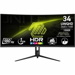 34 UWQHD 1500R Curved VA 180Hz with RGB
