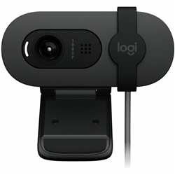 Logitech BRIO 105 WEBCAM 1080P HD- Built In MIC- RIGHTLIGHT 2- Privacy SHUTTER- GOOGLE MEE