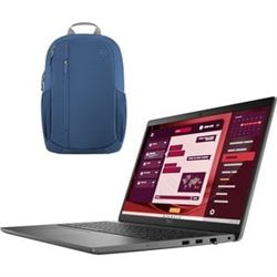 Dell Latitude 3550 - 15.6in FHD 1920x1080 - i7-1355U - 16GB RAM 2x8GB - 512GB SSD - Non-Backlit - FHD HDR RGB Cam - 3-Cell 42W - Windows 11 Pro - 1Y ONSITE + $1 EcoLoop Urban Backpack Blue
