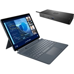 Dell Latitude 7350 Detachable - 13in 3K 2880x1920 - Ultra 7 164U - 16GB DDR5 - 256GB SSD - Detachable KB & Pen - HDR IR Front Cam - 3-Cell 46.5W - Windows 11 Pro - 3Y PS + $129 Dell WD19S USB-C Dock
