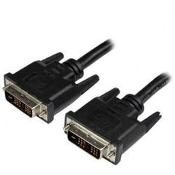 6 ft DVI-D Single Link Cable - Male to Male DVI-D Digital Video Monitor Cable - DVI-D M/M - Black 6 Feet