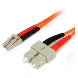 1m Multimode 62.5/125 Duplex Fiber Patch Cable LC - SC