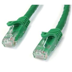 Startech CAT6 ETHERNET Cable 1M Green 650MHZ 100W SNAGLESS Patch Cord LTW