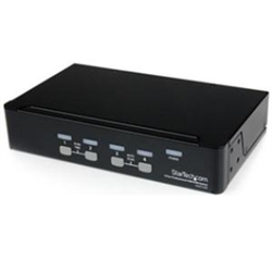 Startech 4 Port Single Vga KVM SWITCH- 1440P- BUILT-IN USB2.0 HUB- 3YR