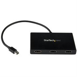 Mini DisplayPort to Triple Head HDMI Multi Monitor MST Hub - DisplayPort 1.2 Multi Stream Video Output Hub - 1x mDP (M) to 3x HDMI (F) - DisplayPort Multiplicator
