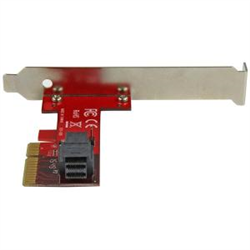 X4 PCI Express To SFF-8643 Adapter For PCIE NVME U.2 SSD - PCI Express 2.5IN NVM Express SSD Adapter - PCIE 3.0X4 Lane Host Adapter - Compatible W/ PCIE 3.0 PCIE 2.0 Motherboards