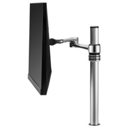 ATDEC SINGLE MONITOR DESK MOUNT- UP TO 8KG- VESA 75x75 - 100x100- POLISHED- 10 YR WTY