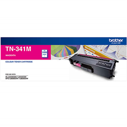 Brother TN-341M Colour Laser Toner-Standard Magenta- HL-L8250CDN/8350CDW MFC-L8600CDW/L8850CDW - 1500Pages