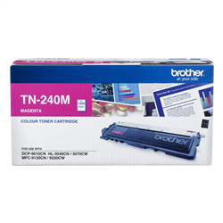 Tn-240M COLOUR Laser Toner - Magenta Toner Cartridge To Suit HL-3040CN/3045CN/3070CW/3075CW- DCP-9010CN- MFC-9120CN/9125CN/9320CW/9325CW - 1-400 Pages