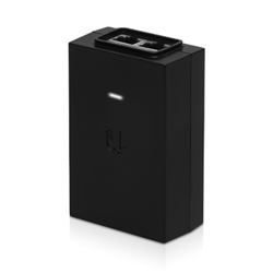 Ubiquiti POE Injector- 24VDC 1A - 24W Features earth grounding/ESD Gigabit Lan