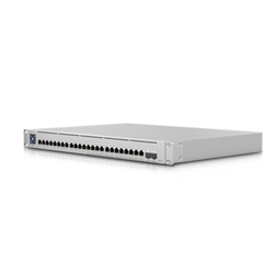 Ubiquiti UniFi Switch Enterprise 24-port PoE+ 12x2.5GbE 12x1GbE Ports- For Wi-Fi 6 AP- 2x 10g SFP+ Ports- Managed Layer 3 Switch (400W)