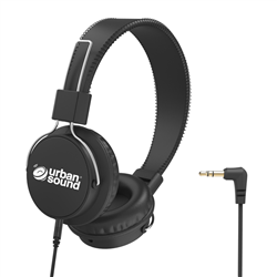 Verbatim Urban Sound Volume - Limiting Kids Headphones - BLACK/BLACK