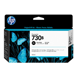 Hp 730B 130ML Photo Black DESIGNJET Ink Cartridge - T1700 / New Sd Pro MFP / T1600 / T2600