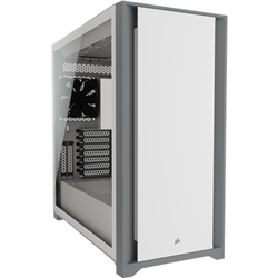 Corsair 5000D TG E-ATX- ATX- USB Type-C- 2x 120mm Airguide Fans- Radiator 360mm. 7+2 PCI Slots- 4x 2.5' SSD- 2x 3.5' HDD. VGA 420mm. White. Case (LS)