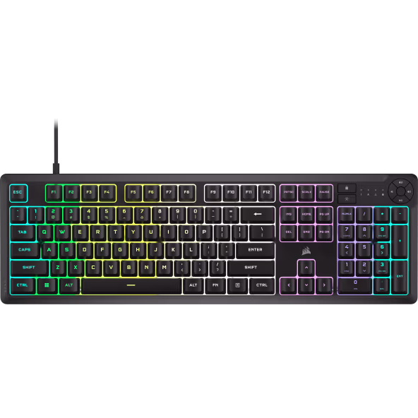K55 CORE-BLK-RBRDME-ZND RGB Gaming Keyboard Black