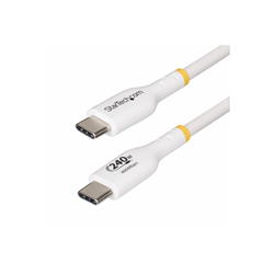 3m White USB-C Charging Cable USB-IF Certified USB C Cable 240W PD EPR USB 2.0 Type-C Laptop Charger Cord USB-C Data Transfer Cable TPE Jacket