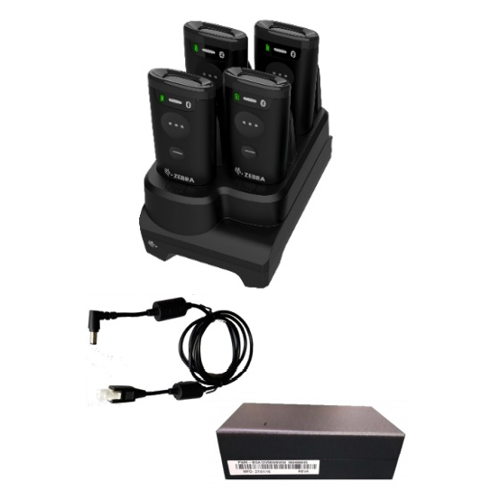 Zebra CS6080 Cordless Black Multi-Dock 4- - CR6080-SC400F4WW