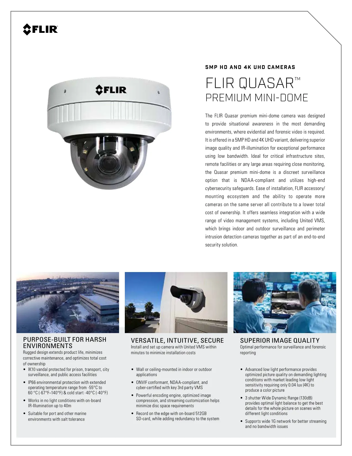 flir dome camera