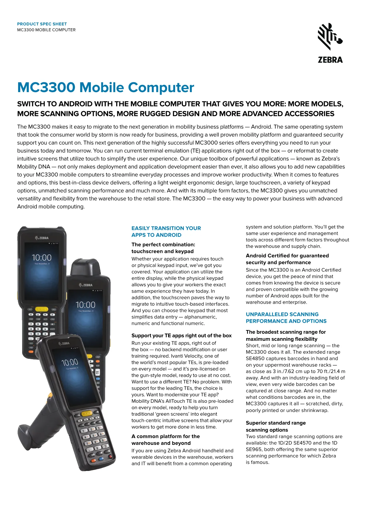 Zebra Dock Chargecomms 1 Bay Mc33 Crd Mc33 2suchg 01 7039