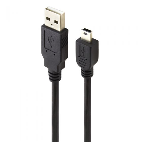 ALOGIC 5m USB 2.0 Type A To Type B Mini Cable - USB2-05-MAB